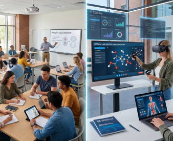 Aprendizaje combinado: qué es, beneficios y cómo implementarlo en educación y empresas